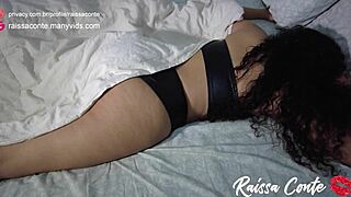 I couldn't believe seeing her in bed like that, so I had to record her pussy