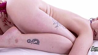 Feisty old bombshell centerfolds are having fun together