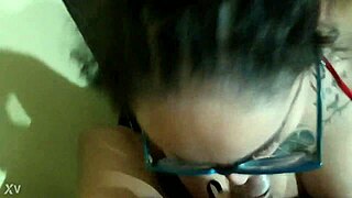 Reeses Pieces slurps Chief Cheroke's monster cock for Valentine's Day tease