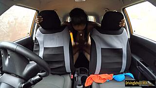 black girl lola marie gets fucked in fds car with blowjob and big cock