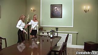 Cindy Behr and Paige Ashley Bang Black Stud