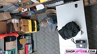 Burglar Punished With Big Cock At Work