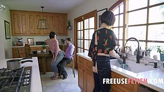 Angeline Red and Jessica Ryan in Step Family Freeuse