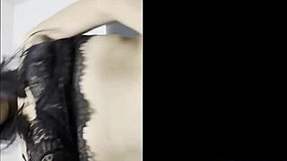 latina milf on casting couch begs for cum facial from white cock deepthroat blowjob