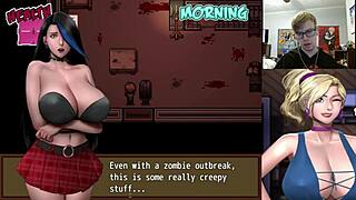 Professor Cherry seduces with uncensored doggystyle creampie in Zombie's Retreat