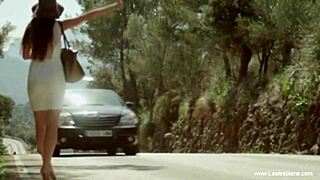 Calista And Sherry's First Time Lesbian Arousing Moment With Glamour Toys And Masturbation