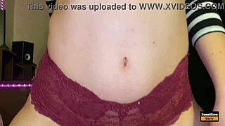 skinny girl mounts big dick in panties