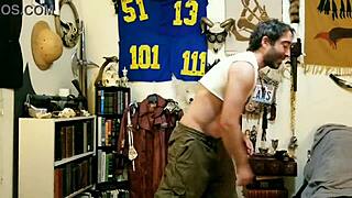 Enjoy a hot gay model in this Masturbation video