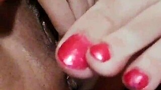 chubby teen fingers her hairy holes while masturbating