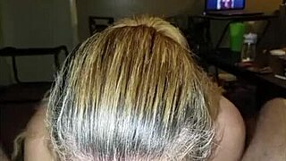 Slut wife masters deepthroat and face fucking techniques