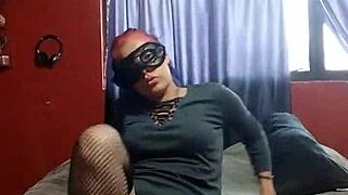 Teasing Herself In Lingerie At In-Laws' House