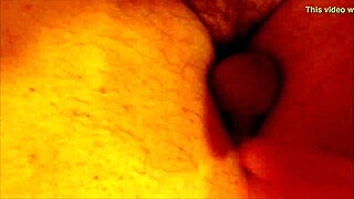 Wow! Shemale slut pees on herself!