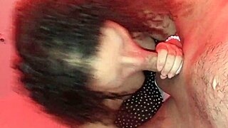 College student gives a hard oral session