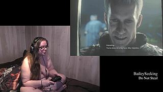 i'm naked playing resident evil 3 part 6