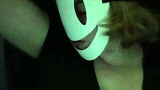 Petite Girl Caresses Breasts Through Shirt