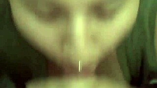 my shy latina wife sucks cock on lunch break and cums on her face