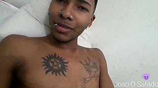 Young amateur guy bathes and shaves while exposing himself at home, teasing with masturbation.
