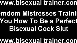 Ever wonder how cock addiction starts in a wild garage threesome with femdom vibes?