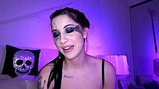 can charlotte handle this huge halloween cock deepthroat?