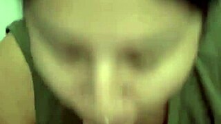 my shy latina wife sucks cock on lunch break and cums on her face