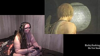i'm naked playing resident evil 3 part 6