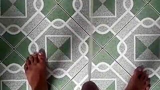 i explore my body in a private asian moment, feeling the release