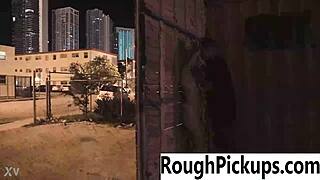 extreme public pickup on the street 😈🔥