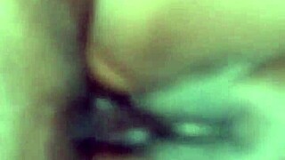 Fucking Bae In Ebony Cowgirl Ride With Creampie Close-Up