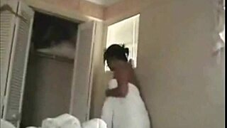 real amateur teen couple records their first fuck with creampie