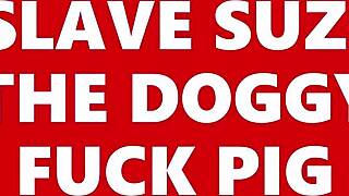 I bent over for my old lover, feeling like Suzi's doggy fuck pig in doggystyle.