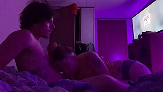Detailed Blowjob and Riding with Redhead Babygirl in Homemade Couple Sex