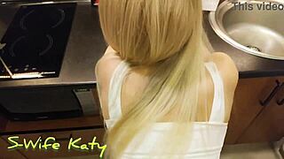 Fucked Juicy Bitch Hard in Anal in Kitchen!