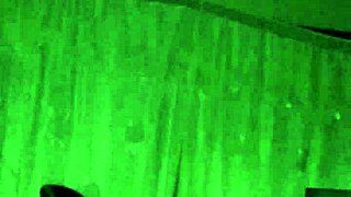 Getting sloppy blowjob from ebony bbw while watching dope with friend