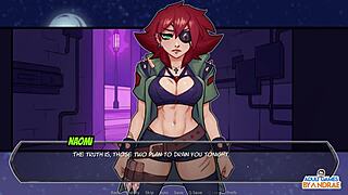 Anna succubus sucks monster cock