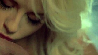 She Excels At Sucking Cock With Passionate Swallows