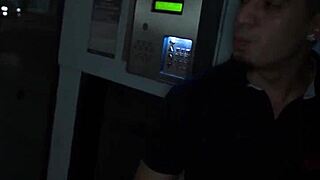 stranded teen gets spoon fucked rough in public