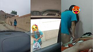 Morrita putipobre follada por latas de aluminio, real casero