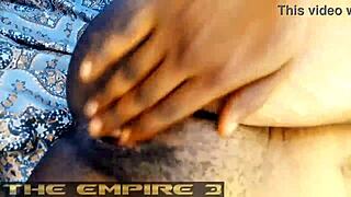 sierra leone queen fingers her ebony pussy solo 😍