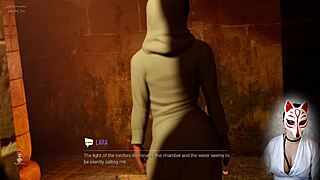 Lara Croft Offers Her Asshole In Croft Adventures Ep 7!