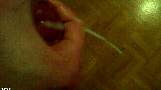 Close-Up View Of Cock During Intense Masturbation Leading To Cum