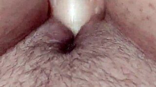 chubby bbw uses new monster toy for intense cum play