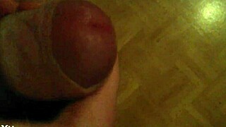 Close-Up View Of Cock During Intense Masturbation Leading To Cum