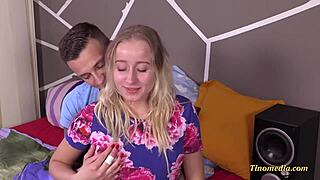 Hey, these blonde teens just hit 18 with small tits and chubby vibes 😊