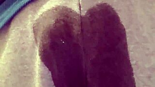 Man Pees in Bathroom Stall