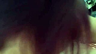 Big tits girl enjoys cum as her morning breakfast, cumshot on tits