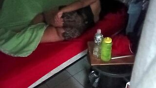 Karmic voyeur spies on Mexican couple through security camera