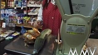 Horny Brunette Stars in Retro Movie