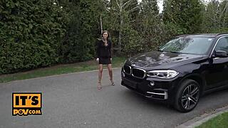 Tina Kay Performs Intense POV Anal Blowjob And Fucking