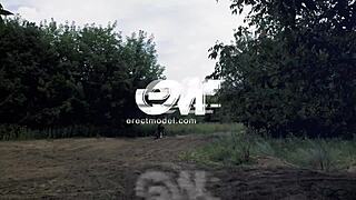 Male Cycling Shorts Turn Into Intense Gay Anal Plug Testing