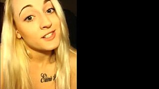 your gagged 18+ blonde slut in homemade bondage fun